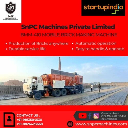 SnPC Machines India Introduced The New Age Technology In The Global Brick Field Like Mobile Brick Making Machine. Worlds 1st Fully Automatic Brick Making Machine Which Can Lay Down The Bricks While The Vehicle Is On Move. Reference Machines4u An Australian Magazine Is Telling About The Mobile Brick Making Machine.

https://claybrickmakingmachines.com/

#snpcmachines #claybrickmakingmachine #claybrickmachinesuppliers #brickmachinesuppliersIndia #fastbrickproductioncompany