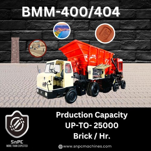 1st of it's kind. Patented technology by SnPC Machines Which comes with Massive production capacity. Fully Automatic and easy to use. It's a Mobile unit that gives us the freedom to produce bricks any-where, any-quantity, any-time.

https://claybrickmakingmachines.com/

#snpcmachine #brickmakingmachine #claybrickmakingmachine #snpcclaybrickmakingmachine #machineformakingbricks #BMM400 #BMM410 #TeamSNPC #SnPCIndia