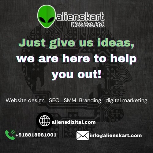 Alienskart Web Pvt Ltd is A leading AI-powered digital marketing agency that specializes in driving online success for businesses across various industries. With a team of highly skilled AI experts, they offer a comprehensive range of services designed to elevate your online presence and maximize your digital growth. One of their core strengths lies in building high-quality backlinks, a crucial component of effective SEO strategies. They employ advanced AI algorithms and techniques to identify and secure backlinks from authoritative and relevant websites, boosting your website's authority and improving its search engine rankings.

https://aliensdizital.com/
#Aliensdizital #digitalmarketingagency #SEO #SMM #Alienskartweb #businessbranding #brandawareness #onlinebusiness #businessbranding #webdeveloper #websitedesigner #marketingtips #Alienskartweb #Alienskart