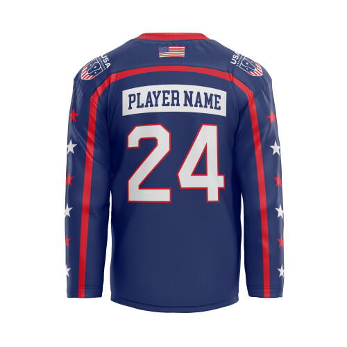 USA Reverse Retro Jersey Blue Back