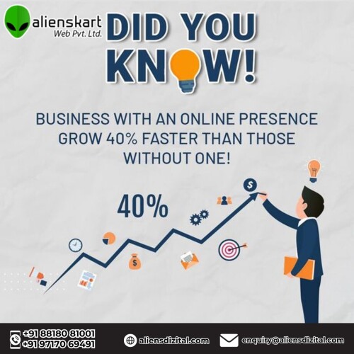 Having an online presence of a business will increase visibility and reach, increase customer engagement and feedback, enhance branding and credibility. Alienskart Web Pvt Ltd is A leading AI-powered digital marketing agency that specializes in driving online success for businesses across various industries. With a team of highly skilled AI experts, they offer a comprehensive range of services designed to elevate your online presence and maximize your digital growth.


https://aliensdizital.com

#aliensdizital #alienskartweb #webdesigner #graphicdesigner #onlinepresence #businessservices #aliensweb #webmanagement #onlinebusiness #businessmarketing #businessgrowthconsult #AIexperts #AIexpertsIndia