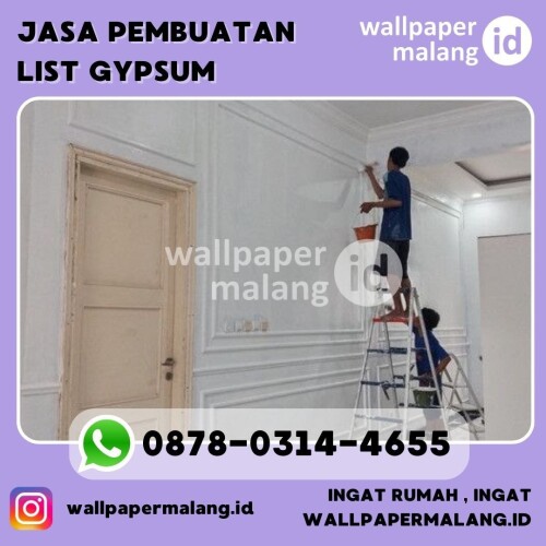 JASA PEMBUATAN LIST GYPSUM